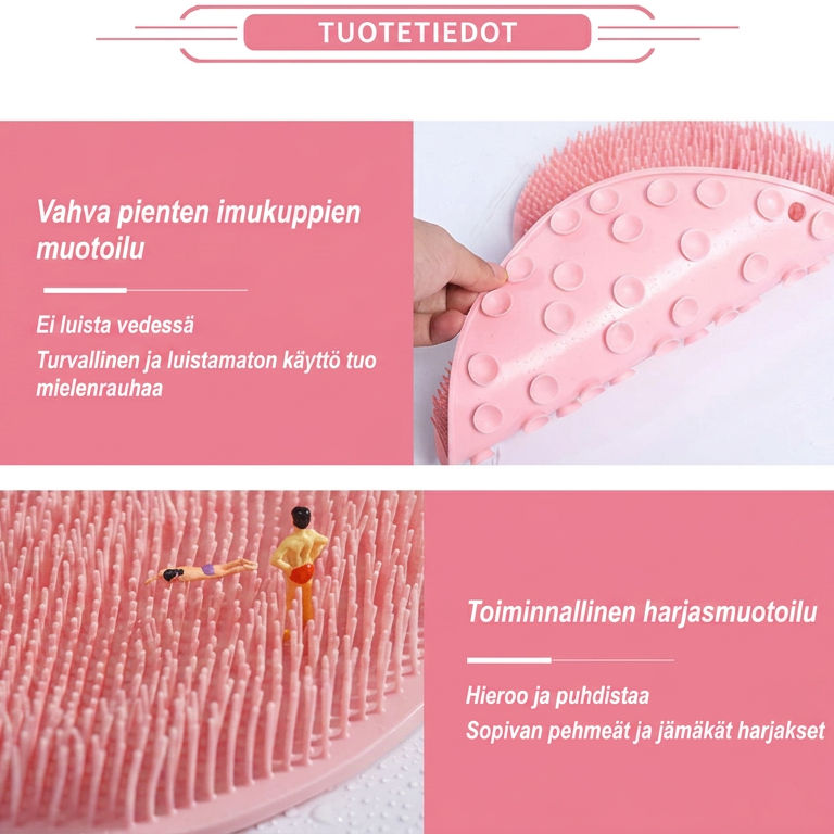 ScrubMat : Liukumaton Suihkun Kuorintamatto