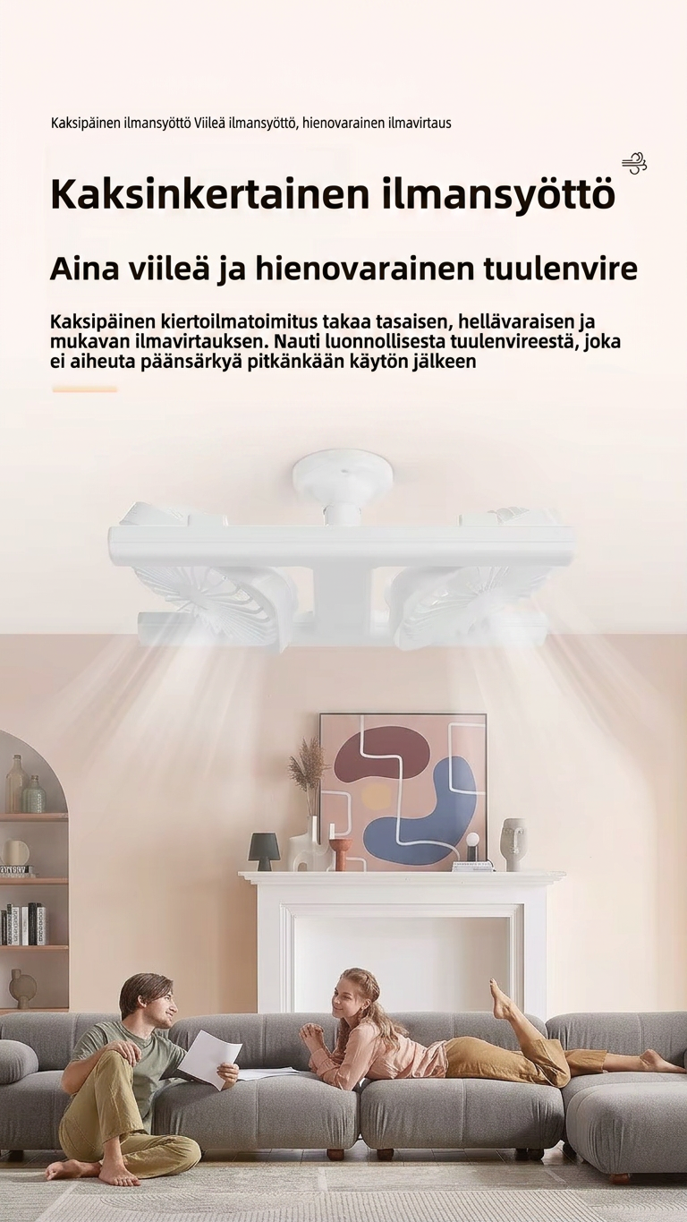 Älykäs E27 Tuuletinvalaisin