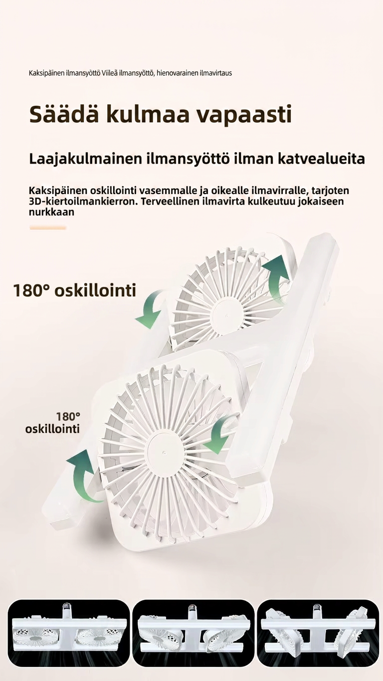 Älykäs E27 Tuuletinvalaisin