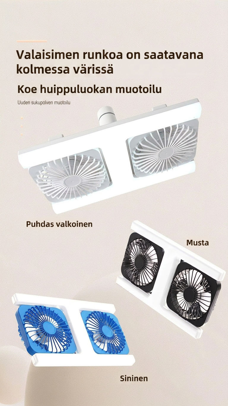 Älykäs E27 Tuuletinvalaisin