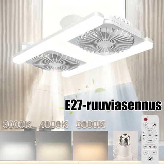Älykäs E27 Tuuletinvalaisin