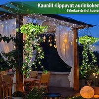 Aurinkoköynnös-valot: Säänkestävä Tunnelmavalaistus