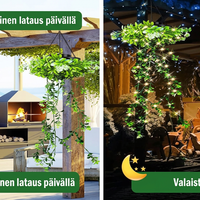 Aurinkoköynnös-valot: Säänkestävä Tunnelmavalaistus